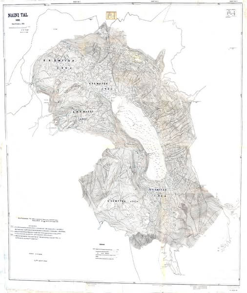 nainital old historical map