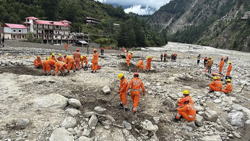 NDRF at Dharali Uttarakhand