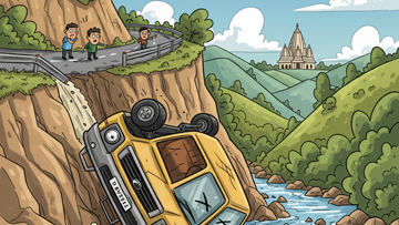 Graphic Representation of KainchiDham Accident